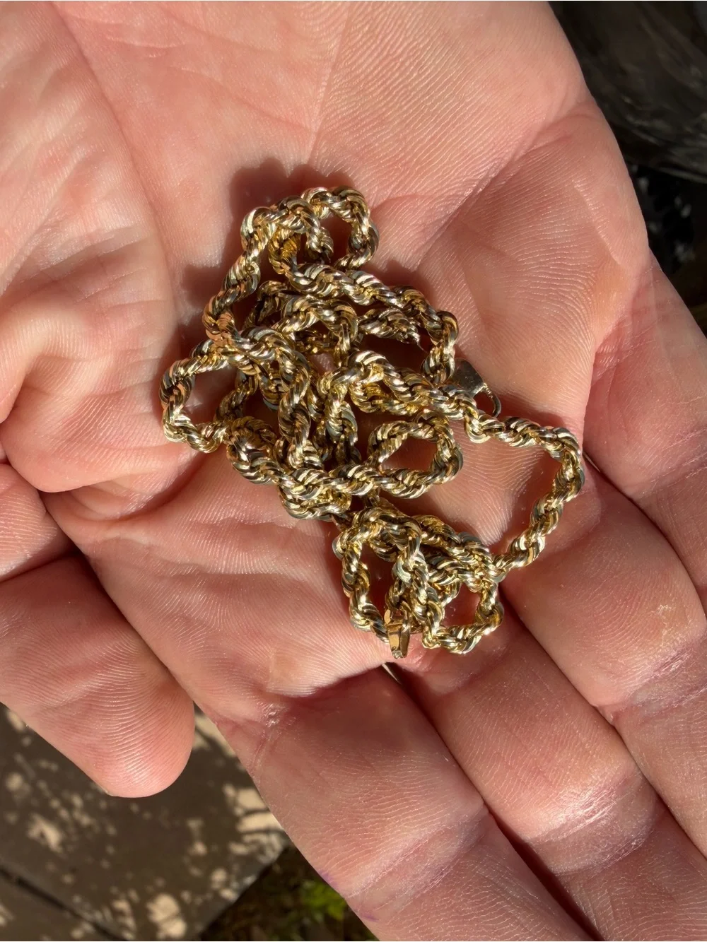 10k 3.5mm rope chain - Picture 7 of 9